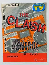Biglietto concerto The CLASH - Out of control 1984