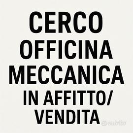 Interessato a officina meccanica