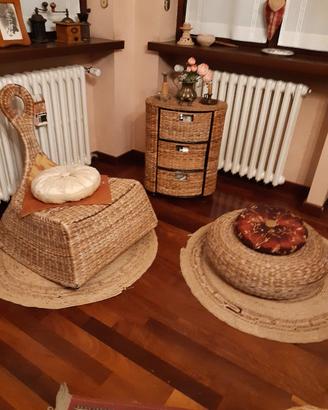 angolo in rattan
