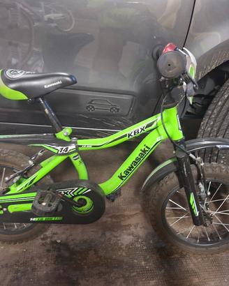 bicicletta bambino 14" Kawasakii