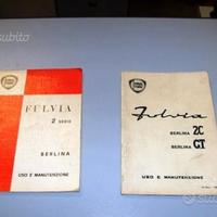 Libretti uso e manutenzione Lancia, Fulvia e Alfa