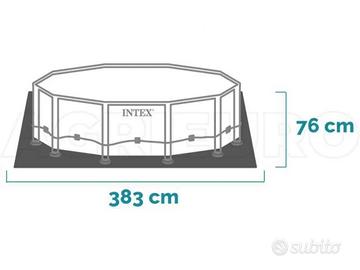Piscina Intex 366cm x 76cm + pompa Intex sabbia
