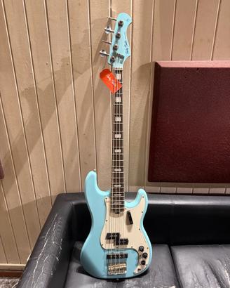 Basso Elettrico Harley Benton MV-4PJ Daphne Blue