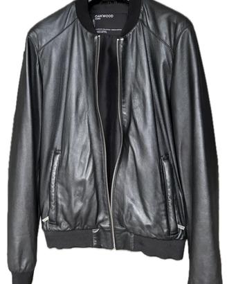 Bomber in vera pelle oakwood