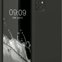 Cover per Samsung Galaxy A71, Silicone TPU, Nero