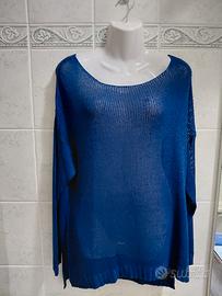 maglia estiva blu