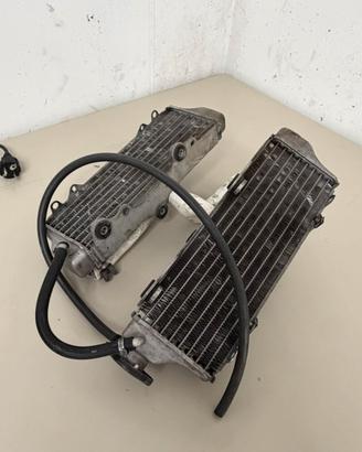 Radiatori Husqvarna SM 125 2008 + tubi maggiorati