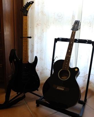Chitarre vintage elettrica/acustica Kramer/Stagg