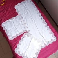 Centrini in cotone, nuovi, fatto a mano