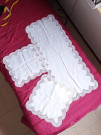 Centrini in cotone, nuovi, fatto a mano