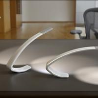 lampada scrivania design lightcorp amble bianca