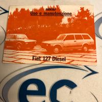 Libretto uso e manutenzione fiat 127 Diesel berlin