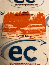 Libretto uso e manutenzione fiat 127 Diesel berlin