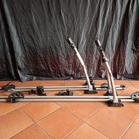 coppia portabici da tetto auto originali Thule