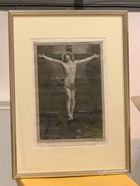 INCISIONE/STAMPA d'Epoca - Crocifissione di Cristo
