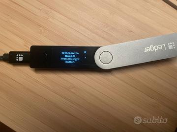 Ledger Nano X resettato, scatola originale