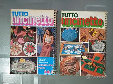 Due riveste vintage"Tutto Uncinetto" 1976 e 1978