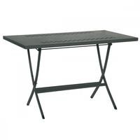 Tavolo da esterni HERMES in acciaio verniciato 