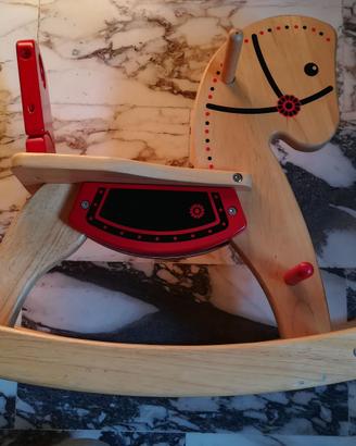 Cavallo a dondolo in legno "Bamboleo"