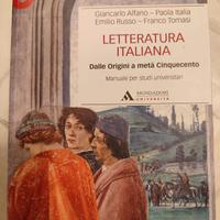 Letteratura Italiana dalle origini a metà Cinquece