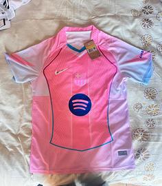 Maglia Barcellona Rosa Spotify - NUOVA Taglia m