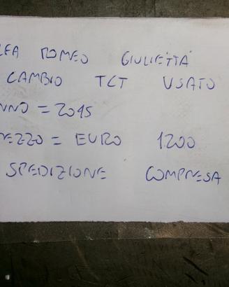 Cambio tct giulietta 1750
