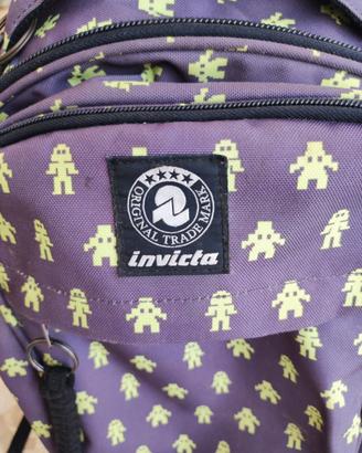 Zaino Scuola Invicta con ruote, sganciabile.