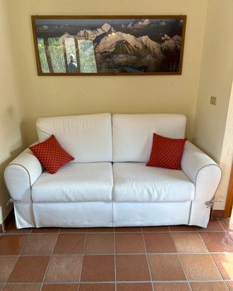 Divano 2 posti bianco