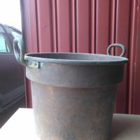 N. 3 pentoloni in rame