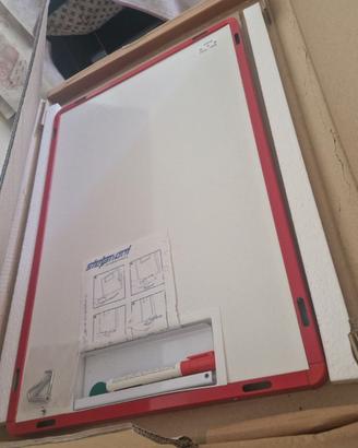 Lavagna magnetica cancellabile 60x40 + pennarello