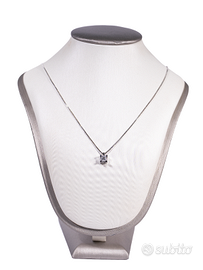 Collana punto luce diamante