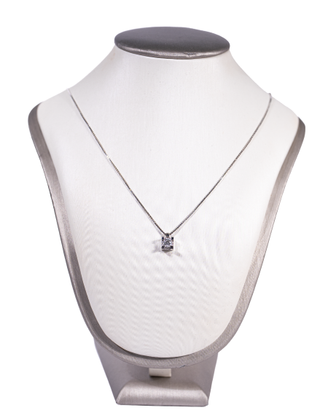 Collana punto luce diamante