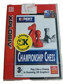 Championnship chess game gioco pc nuovo italiano s