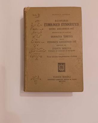 Antico Dizionario etimologico stenografico