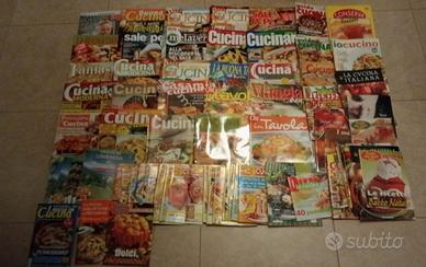 Lotto di più di 80 riviste di cucina