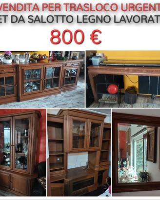 ARMADI DA SALOTTO IN LEGNO LAVORATO