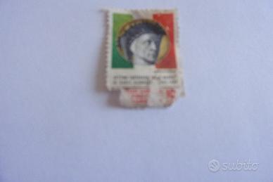 Francobollo commemorativo nascita Dante Alighieri