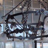 Lampadario in ferro battuto artigianale – 500 € tr