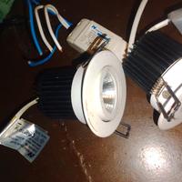 faretti led ad incasso per cartongesso o legno