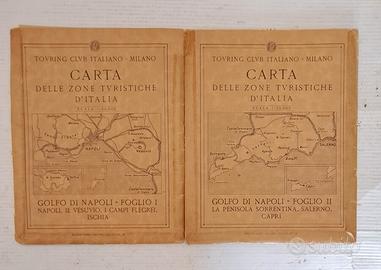 Mappe Golfo Napoli Touring Club Italiano 
