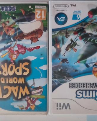 Lotto 2 giochi Nintendo Wii