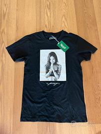 T-shirt nera HIGGINS con stampa “pray”