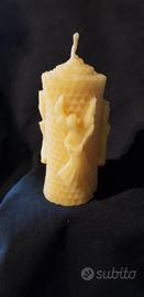 Candela in cera d'api pura 