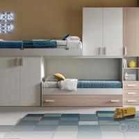 cameretta soppalco 3 letti