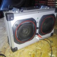 Valigia speaker cassa amplificata 100watt