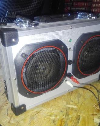 Valigia speaker cassa amplificata 100watt