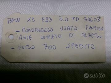 Monoblocco usato completo di albero per bmw x3 f83