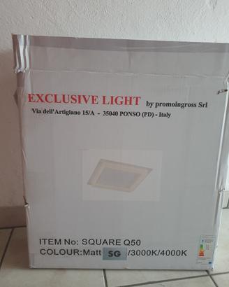 Plafoniera LED da soffitto o da parete.