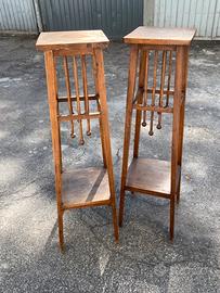 N. 2 portavasi primi 900 in legno