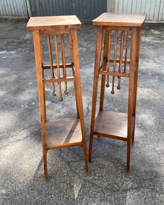 N. 2 portavasi primi 900 in legno